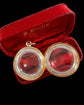 ANTIQUE ROCK CRYSTAL & 9CT GOLD SPHERE LOCKET