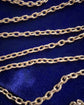 ANTIQUE 15CT GOLD FINE CABLE LINK CHAIN