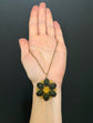 VICTORIAN SCARAB BEETLE & 15CT GOLD PENDANT
