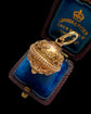 VICTORIAN 10CT GOLD ETRUSCAN REVIVAL SPHERE PENDANT