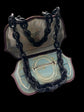 VICTORIAN WHITBY JET CHUNKY MARINER LINK CHAIN