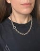 ANTIQUE CHUNKY SILVER ROPE TWIST CHAIN