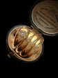 VICTORIAN 18CT GOLD & DIAMOND COILED SNAKE RING
