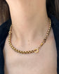 VINTAGE 18CT GOLD CHASED BOLT RING