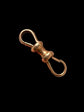 VICTORIAN 15CT GOLD DOUBLE DOG CLIP