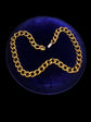 VICTORIAN 18CT GOLD OPEN CURB CHAIN NECKLACE