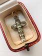 VICTORIAN CHRYSOBERYL CROSS PENDANT