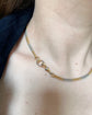 ANTIQUE 18CT GOLD & PLATINUM BI-COLOUR CURB CHAIN