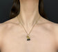19TH CENTURY FRENCH 18CT GOLD DOG FOB PENDANT