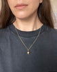 VICTORIAN 15CT GOLD & TURQUOISE MINI ORB PENDANT