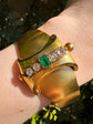 VICTORIAN EMERALD & DIAMOND BANGLE