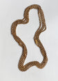 A FINE GEORGIAN TEXTURED BELCHER GUARD CHAIN