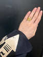 VICTORIAN 18CT GOLD & DIAMOND COILED SNAKE RING