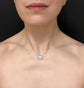 VICTORIAN CARVED MOONSTONE & DIAMOND DOG NECKLACE