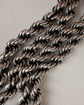 VINTAGE CHUNKY SILVER ROPE TWIST CHAIN