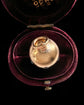 ANTIQUE 18CT GOLD & SAPPHIRE SPHERE PENDANT