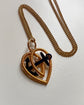 VICTORIAN 15CT GOLD HEART & ANCHOR PENDANT
