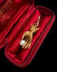 EARLY 19TH CENTURY 15CT GOLD HAND PENDANT