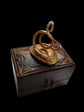 GEORGIAN REGENCY SNAKE FOB PENDANT
