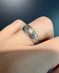 ANTIQUE SILVER & ENAMEL ‘I ASK NO MORE’ RING