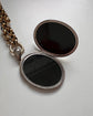 LARGE SCALE VICTORIAN SILVER ‘GARTER MOTIF’ LOCKET