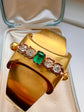 VICTORIAN EMERALD & DIAMOND BANGLE