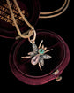 VICTORIAN GEM SET BUG PENDANT
