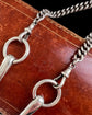 VINTAGE SILVER HORSE BIT & STIRRUP NECKLACE