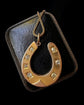 VICTORIAN SUPERSIZED 18CT GOLD & DIAMOND HORSESHOE PENDANT