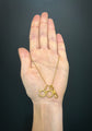 ANTIQUE 18CT GOLD DOG CLIP