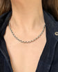 ANTIQUE SILVER ‘FLAT’ BELCHER CHAIN