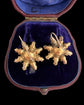 19TH CENTURY FACETED PASTE STAR EARRINGS