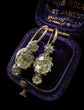 EARLY 19TH CENTURY CHRYSOBERYL EARRINGS