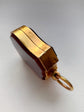 VICTORIAN LARGE 15CT GOLD SHIELD LOCKET PENDANT