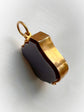 VICTORIAN LARGE 15CT GOLD SHIELD LOCKET PENDANT