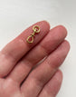19TH CENTURY SMALL FRENCH 18CT GOLD TWIST DOG CLIP