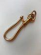 ANTIQUE 15CT GOLD LARGE HOOK DOGCLIP