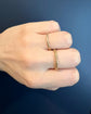 ANTIQUE HIGH CARAT GOLD SLIM SPLIT RING