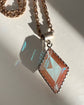 ANTIQUE SAPHIRET FACETED PENDANT