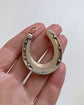 LARGE VICTORIAN SILVER HORSESHOE PENDANT
