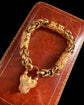 19TH CENTURY PINCHBECK HEART PADLOCK BRACELET