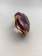 ANTIQUE LARGE AMETHYST LACE PIN