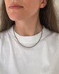 ANTIQUE BI-COLOUR 9CT GOLD SNAKE CHAIN