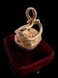 VICTORIAN SNAKE FOB WITH ERMINE INTAGLIO