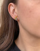 VICTORIAN DIAMOND & ENAMEL COCKATOO SINGLE EARRING