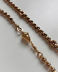 ANTIQUE 9CT GOLD ACORN & DOG CLIP CHAIN EXTENDER / BAIL