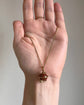 VICTORIAN 15CT GOLD COILED SNAKE & GOLDSTONE SPHERE PENDANT