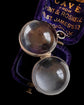 VICTORIAN ROCK CRYSTAL & SILVER POOL OF LIGHT / SPHERE PENDANT