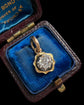 VICTORIAN DIAMOND SOLITAIRE PENDANT