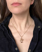 VICTORIAN 15CT GOLD & GARNET COILED SNAKE PENDANT